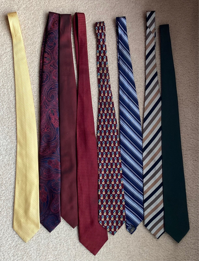 24 Mens neck ties vintage